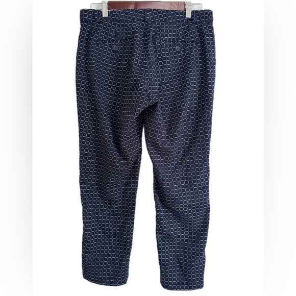Banana Republic Navy Plaid Pant - Picture 4 of 5
